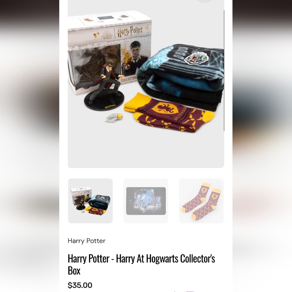 Harry Potter Collector's Set with Socks and Figure